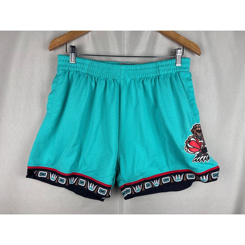 Womens Mitchell & Ness NBA Vancouver Grizzlies Basketball Shorts sz XL Mesh